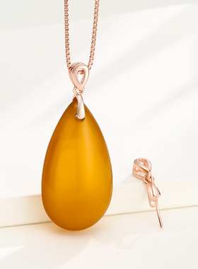 奢金轩简约纯银吊坠扣头男女配件