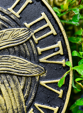 sungmor 铸铁日晷家居饰品摆件阳台客厅卧室装饰铁艺工艺品创意