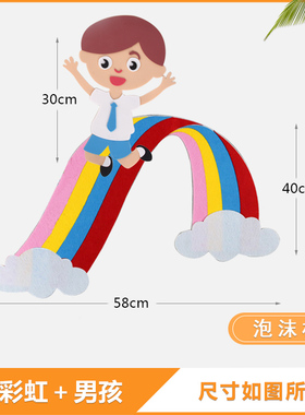 太阳黑板报星星月亮蘑菇环境布置