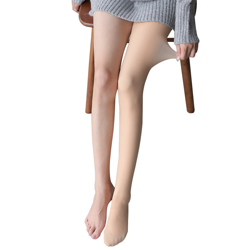 光腿裸感神器秋冬季加绒肉色打底裤 原树提香短袜/打底袜/丝袜/美腿袜
