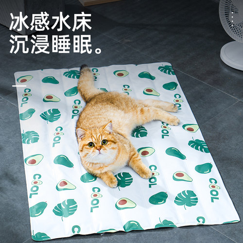 宠物冰垫夏季冰窝猫窝猫垫子睡觉用降温凉席凉垫狗狗睡垫猫咪用品-图1