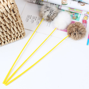 猫用玩具逗猫棒兔毛逗猫玩具