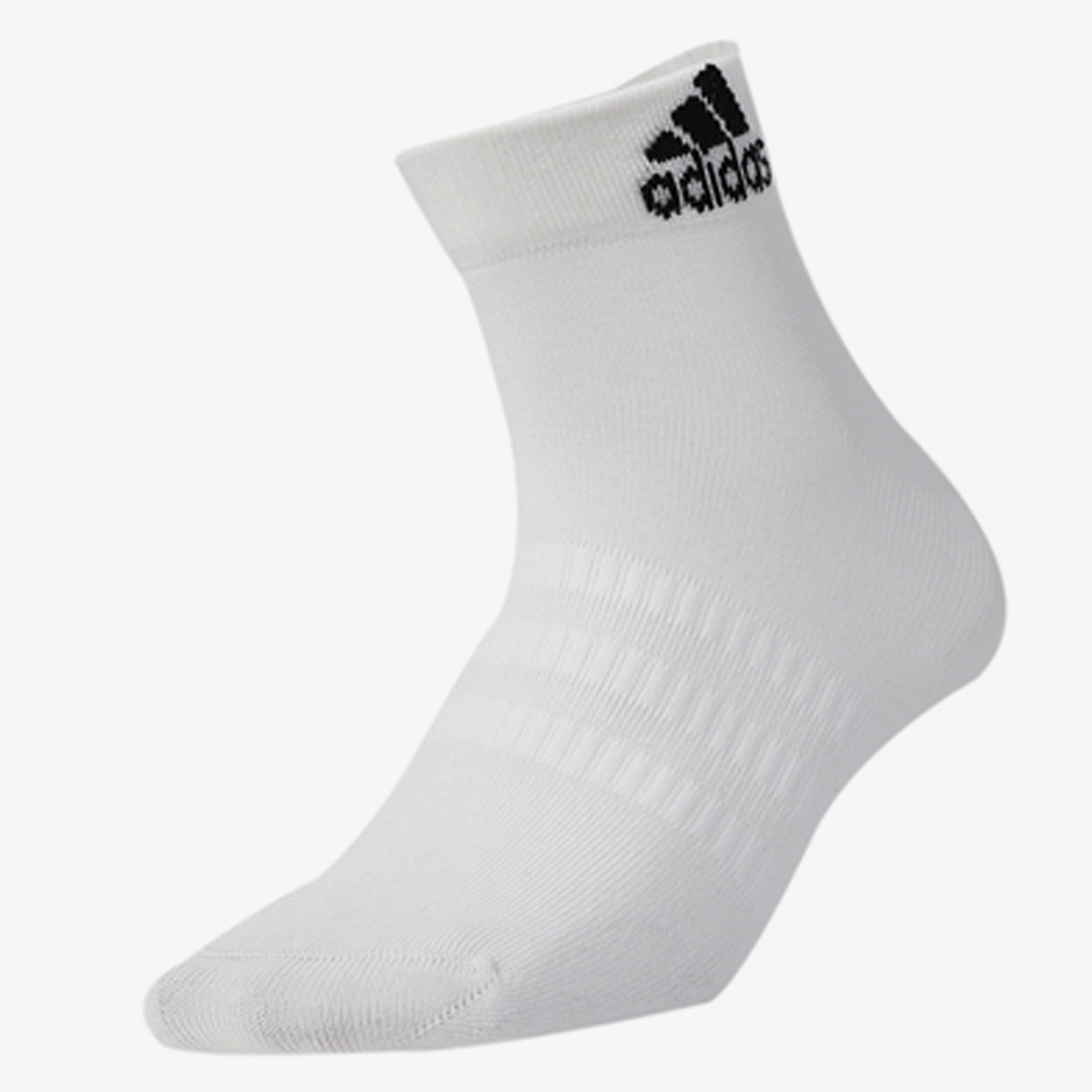 Adidas阿迪达斯正品男女吸汗透气运动短筒袜子（三双装）DZ9436 - 图1