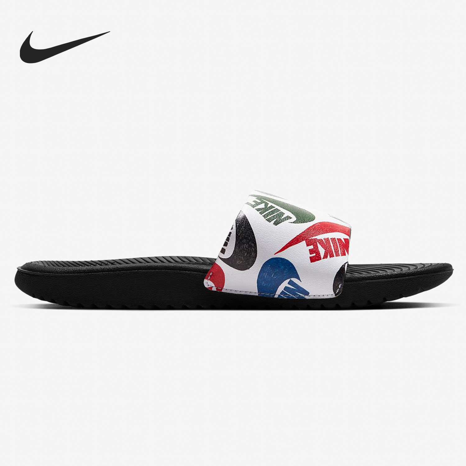 Nike/耐克正品Kawa Slide 大童透气运动凉拖鞋 CT6619-010 - 图0