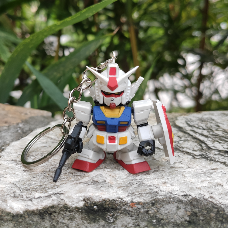 BANDAI万代RX78-2强袭高达扭蛋完成品包包钥匙扣挂件汽车摆件手办 - 图0