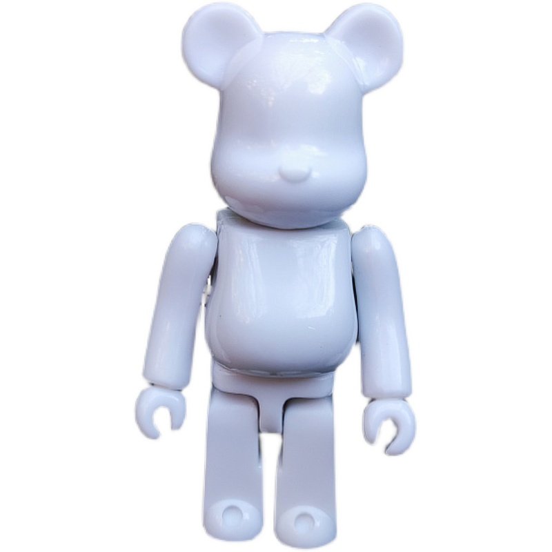 积木熊100%全白潮玩公仔DIY白模涂鸦手绘彩绘儿童上色填色白胚,淘宝优惠券,粉丝福利购,淘宝优惠卷