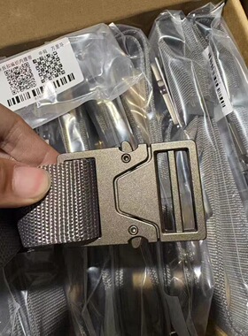 25新款战术一键快拆内腰带快开蛇扣可拆卸合金训练编织帆布内腰带