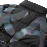 Короткий пуховик для школьников в стиле хип-хоп, светоотражающая бархатная куртка, утиный пух, оверсайз