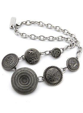 GUUKA复古朋克坠体颈链