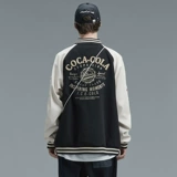 Полиуретановая куртка для влюбленных в стиле хип-хоп, бейсбольная форма, с вышивкой, увеличенная толщина, оверсайз