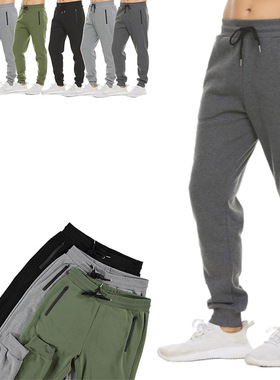 Men's sports pants slim fit running training pants男运动长裤