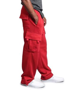 Men's multi pocket work pants and sweatpants男多口袋工装卫裤