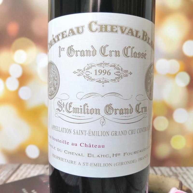 法国圣埃美隆红酒白马庄园正牌红葡萄酒Chateau Cheval Blanc1996-图0