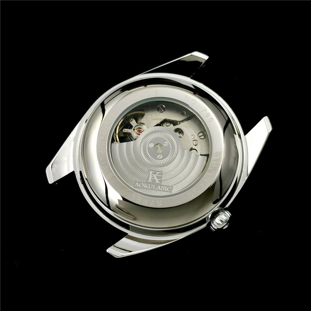 奥古拉斯 欧美风范 男士全自动机械表时尚休闲满天星月相男表腕表,淘宝优惠券,粉丝福利购,淘宝优惠卷