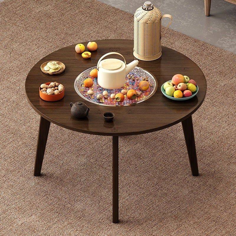 老楠竹围炉煮茶桌户外庭院家用全套烤火炉加高无烟碳炉围聚煮茶炉,淘宝优惠券,粉丝福利购,淘宝优惠卷