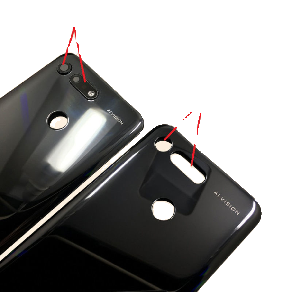 适用于荣耀V30塑料后盖V30Pro/v20手机电池盖外壳替换透明背盖v40