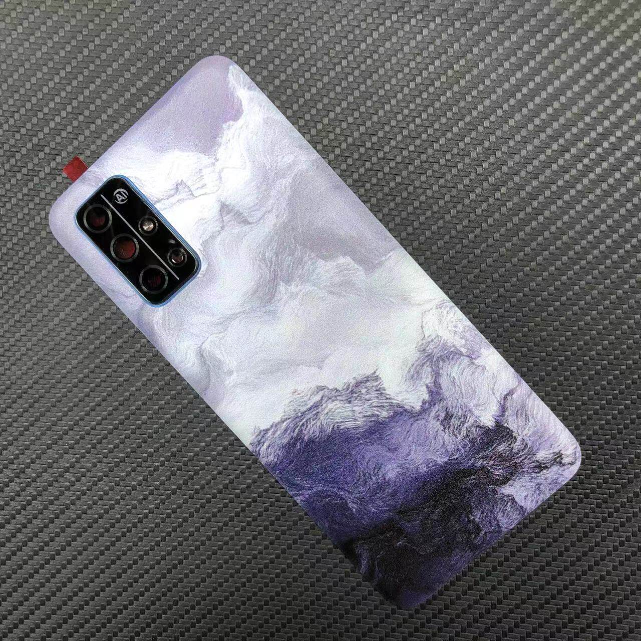 适用荣耀30s手机塑料改装后盖 honor30s电池后壳替换外壳背盖透明