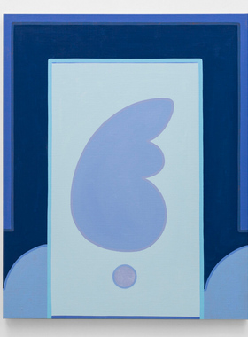 umbluela 韩式现代简约装饰画卧室粉红色块壁画工作室小众艺术画