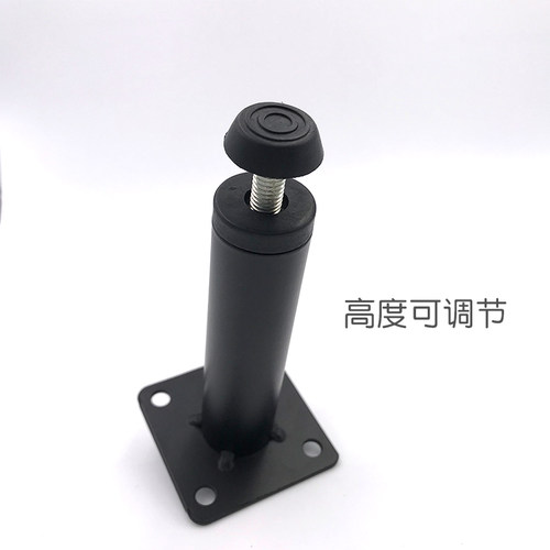 沙发脚支撑腿配件床头柜茶几电视柜金属脚垫可调节家具增高床中脚 - 图2