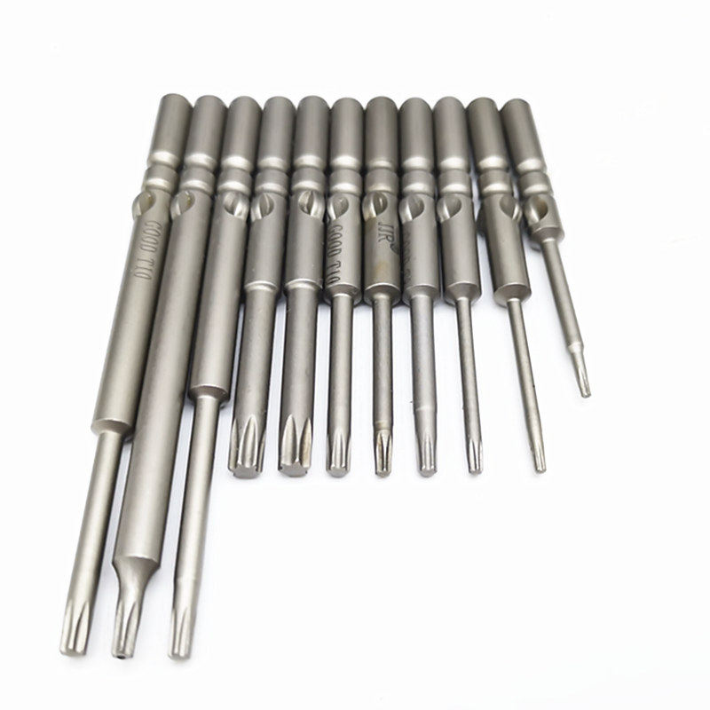 800梅花3c电批头实心圆柄4mm电动螺丝刀咀起子头s2加硬超硬带磁性