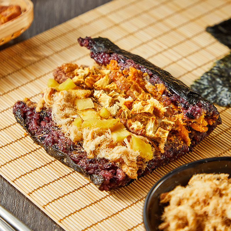 思念早餐饭团150g*10个海苔黑米肉松饭团半成品糙米紫米加热即食,淘宝优惠券,粉丝福利购,淘宝优惠卷