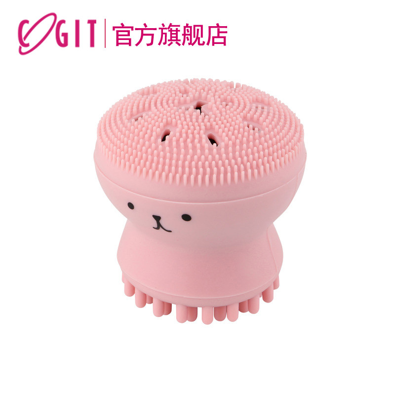 日本cogit可起泡双头硅胶女洗脸刷 COGIT洗脸刷/化妆刷