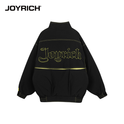 JOYRICH美式复古情侣男女哥特字母保暖宽松休闲秋冬棉服