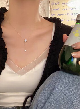 轻奢小蛮腰项链女2023年秋冬新款气质小众设计级感潮百搭锁骨链