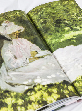 莫奈原版精装艺术画册样板间摆件