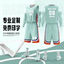 Basketball Training Clothing Suit Mens Custom Student Competition Team Uniform Print Speed Dry Breathable Sports Vest Jersey Booking