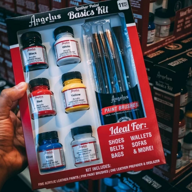 angelus安格鲁斯球鞋颜料改鞋丙烯酸喷绘皮革喷笔分装定制diy - 图0