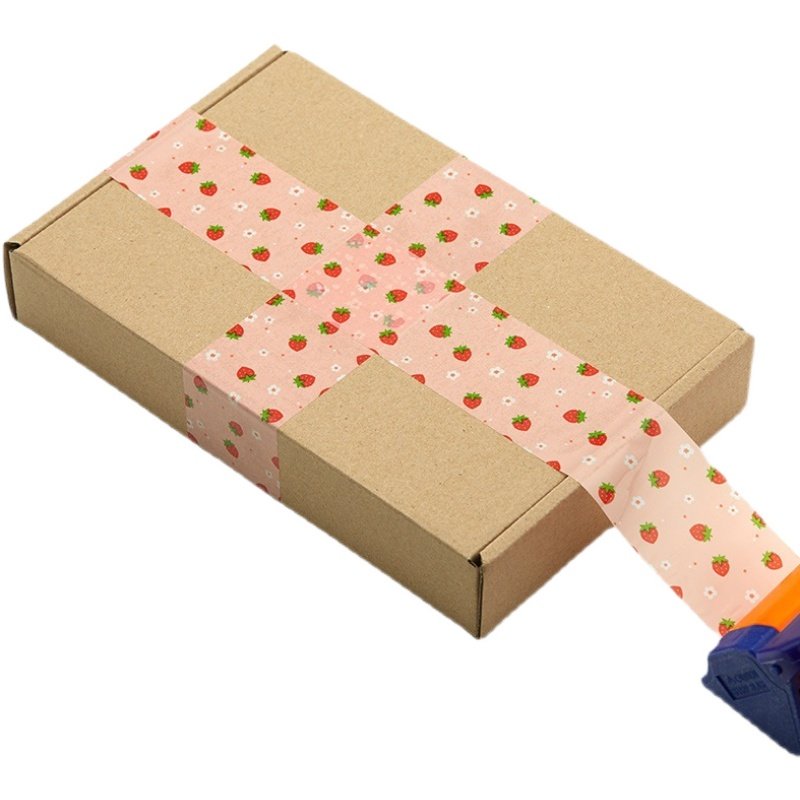 草莓封箱胶带可爱清新ins胶纸电商打包封箱胶少女网红封口胶布,淘宝优惠券,粉丝福利购,淘宝优惠卷