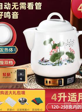 正品8-20中药壶大容量药壶插电药罐煮药煎机锅中药医房L熬药煲电