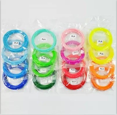 高温3D打印笔耗材PLA荧光耗材夜光材料画笔pla 3d耗材多色3d pen