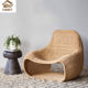 Outdoor rattan sofa simple leisure courtyard B&B Hotel balcony creative Southeast Asian rattan chair sofa furniture