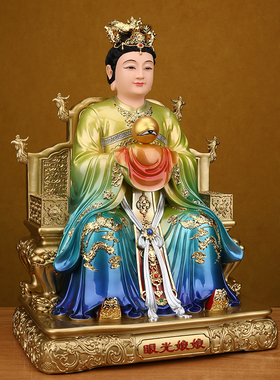眼光娘娘像体真身家用供奉眼光圣母明目元君神像居家摆件树脂雕像