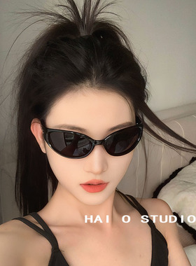 2024新款gm墨镜骑行黑色防风网红款方圆脸显瘦欧美个性大框太阳镜