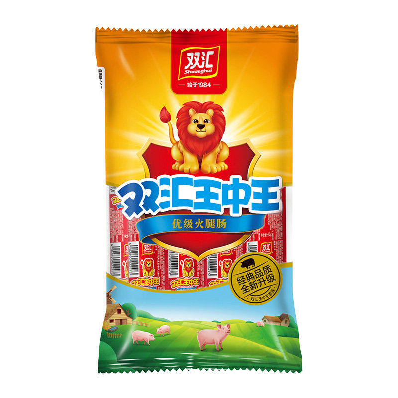 双汇王中王火腿肠香肠零食煎烤肠泡面搭档小吃火腿肉肠官方旗舰店