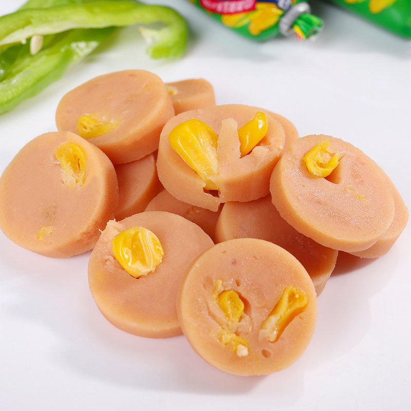 双汇润口香甜王火腿肠玉米肠35g*7支3袋零食甜味香肠官方旗舰店