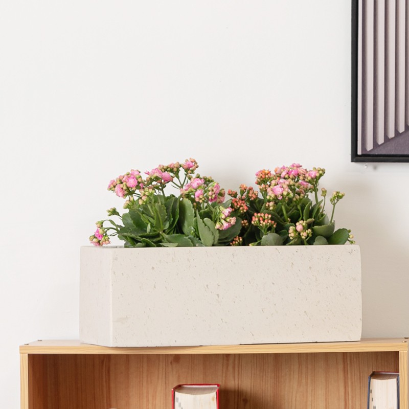 长方形水泥马槽大花盆模具混凝土阳台景观长条型花槽花箱硅胶模具