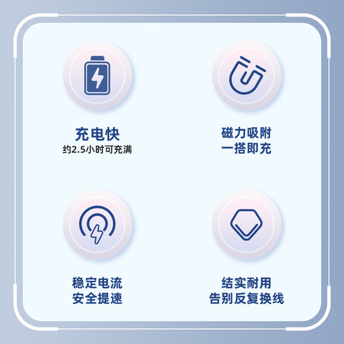 小寻儿童电话手表T6pro/Q2Apro/Yes3C/Yes3Pro/T5/X5/T6C/P8双磁吸充电线数据线米兔7X/6X/C7A全网通手表配件 - 图3