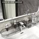 Faucet suction cup storage rack bathroom toilet
