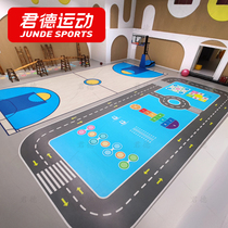 Body suitable to glue less children patterns Custom pvc Private fitness room Private teaching sports Indoor basketball court Ground glue