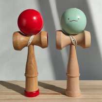 Cartoon Smiley Face Sword Jade Outlet Japan Skill Ball Cute Retro Kendama Collection Sword Ball Swing