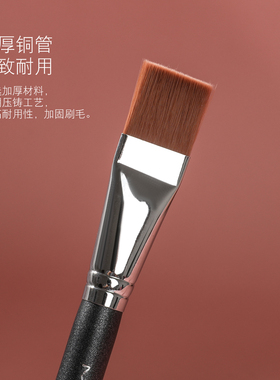 扁平头粉底液刷bb霜泥膜软毛