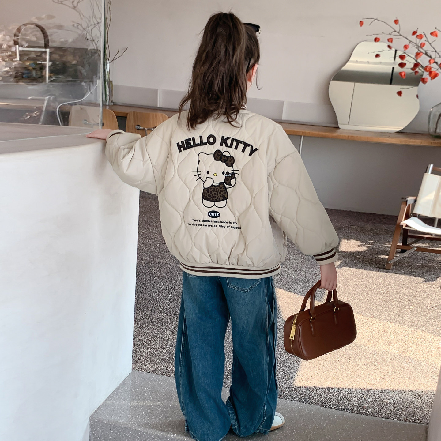 女童外套2025新款秋冬款儿童网红洋气时髦夹棉加厚冬装棒球服上衣,淘宝优惠券,粉丝福利购,淘宝优惠卷