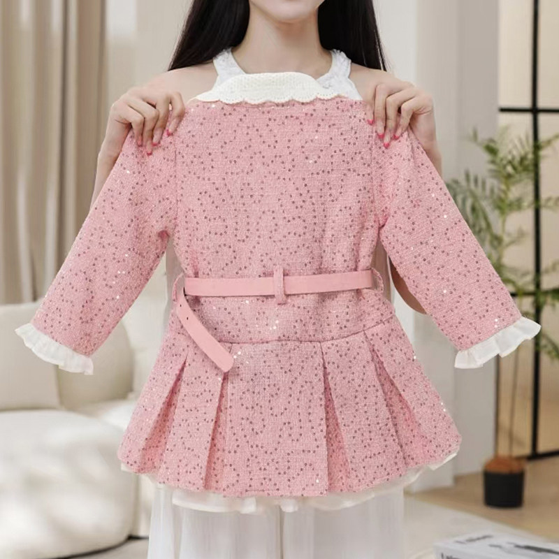 女童连衣裙秋冬2025新款洋气儿童时髦加厚外套裙子女孩冬季衣服潮,淘宝优惠券,粉丝福利购,淘宝优惠卷