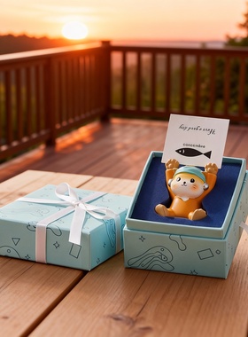 可爱动物树脂桌面摆件生日礼物