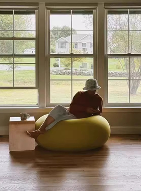 甜甜圈客厅沙发旁落地摆件