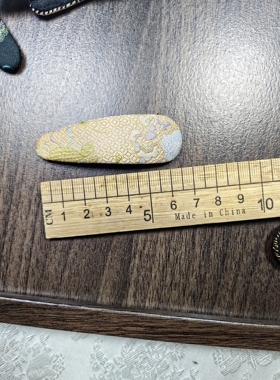 非遗真丝宋锦手工发夹发卡国风配饰BB夹手作布艺高档6.8厘米长度